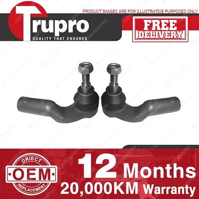 2x Trupro Outer Tie Rod Ends for Ford Focus LT LV LS Sedan Hatchback Convertible - image 1 of 2