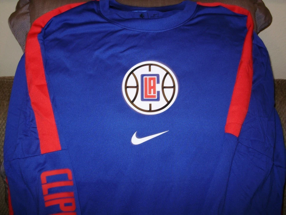 Nike NBA LA CLIPPERS Warm Up Shooting Shirt Dri-Fit CN3356 495 Kawhi Pg XXL