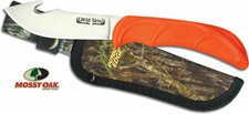 Outdoor Edge Wild Skin 4.0" - Guthook Knife W/ Mo Sheath