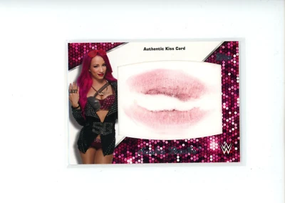 2016 Topps WWE Then Now Forever Sasha Banks Mercedes Mone Authentic Kiss /99 - Image 1 of 2