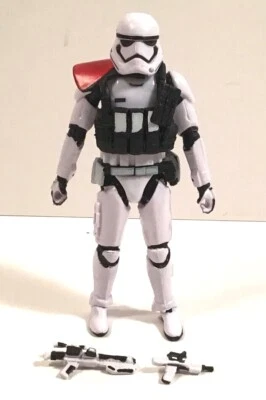 Star Wars Serie Negra Primera Orden Stormtrooper Oficial 3.75 Figura Suelta Personalizada Foto 1 de 3