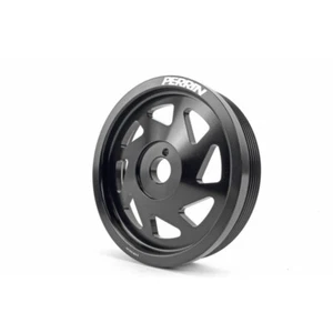 Perrin Lightweight Crank Pulley -BLACK- FITS: BRZ GT86 - PSP-ENG-101BK -UK STOCK - Picture 1 of 6