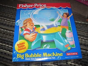 Fisher Price Big Bubble Machine 1995 sellada nunca usada - Imagen 1 de 2