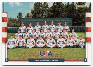 2012 Equipo EE. UU. 18U Selección Nacional Lista de Verificación Panini EE. UU. Béisbol Novato - Imagen 1 de 2
