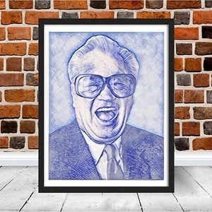Juego de pelota enmarcado de los Chicago Cubs Harry Caray Take Me Out Wrigley regalo arte de béisbol - Imagen 1 de 3