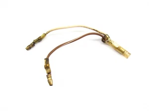 1972 KAWASAKI 72 G3 G3SS-B G3SSB G3SS 90 - WIRE LEAD SHORT WHITE BROWN - Picture 1 of 8