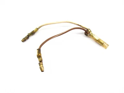 1972 KAWASAKI 72 G3 G3SS-B G3SSB G3SS 90 - WIRE LEAD SHORT WHITE BROWN - Image 1 of 4