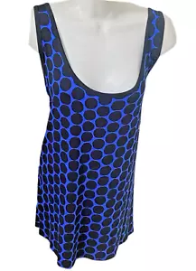 LANE BRYANT Tank Top Blouse Women's Size 22/24 Plus Polka Dot  Sleeveless NWT - Picture 1 of 9