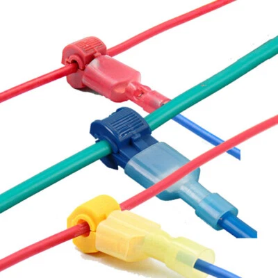 5Pairs Terminals Connectors Quick Splice Scotch Lock Wire T Tap Scotchlock Cable - Image 1 of 4