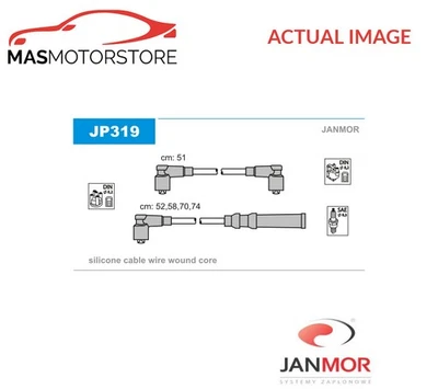 IGNITION CABLE SET LEADS KIT JANMOR JP319 H NEW OE REPLACEMENT - Image 1 of 4