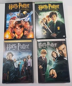 Harry Potter DVDs Lot Of 4 Movies - Ships Fast!!!  - Picture 1 of 14