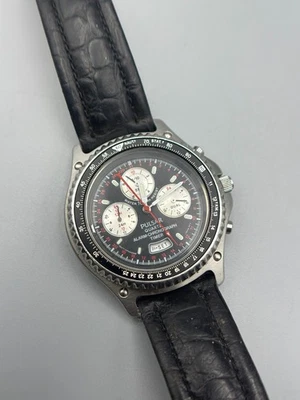 RARO CRONÓGRAFO DE TIEMPO DE ALARMA PULSAR (FUNCIONA, PERO NECESITA SERVICIO) Foto 1 de 4