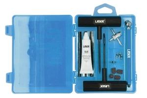 Kit de reparación de neumáticos de emergencia de 18 piezas reparación temporal en práctico estuche de almacenamiento - Imagen 1 de 11