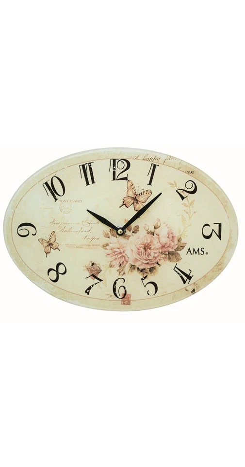 Reloj de pared moderno con movimiento de cuarzo de AMS AM W9478 NUEVO Foto 1 de 1