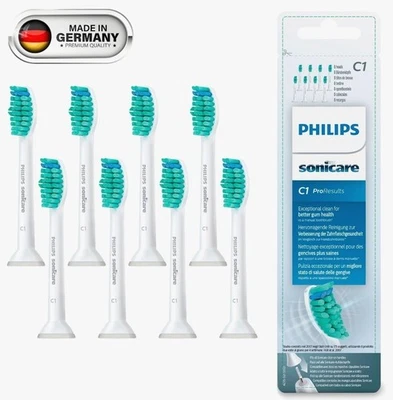 8er⭐Pack Philips Sonicare C1 Original ProResults Standard Schallzahnbürsten Weiß