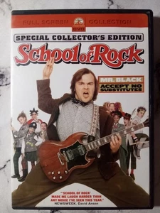 The School Of Rock (DVD, 2004) Full Screen Jack Black  - Picture 1 of 3