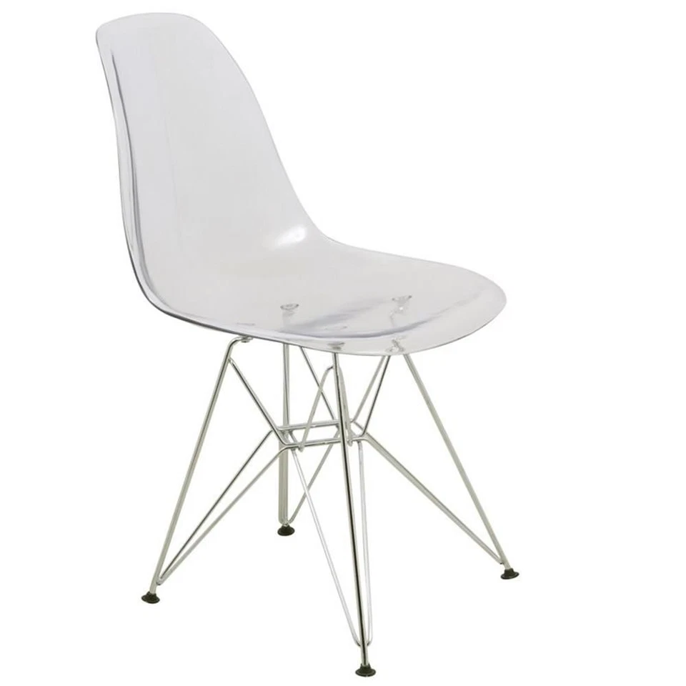 LeisureMod Cresco Molded Eiffel Side Chair CR19CL