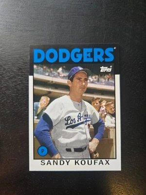 2020 Topps Transcendent VIP Party Through The Years Sandy Koufax 1986 #/50 - Image 1 of 2