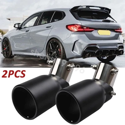 2X For BMW X1 X2 X3 X4 X5 X6 X7 Car Exhaust Pipe Tip Rear Tail Throat Muffler - Изображение 1 из 4