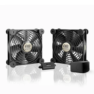 AC Infinity MULTIFAN S7-P Quiet Dual 120mm Fan w | Speed Control 4.7 x 4.7 in... - Picture 1 of 7