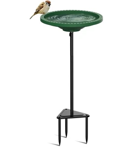 Bird Baths for Outdoors Heavy Duty,38.5 Inch Detachable Birdbaths for The Garden - Picture 1 of 8