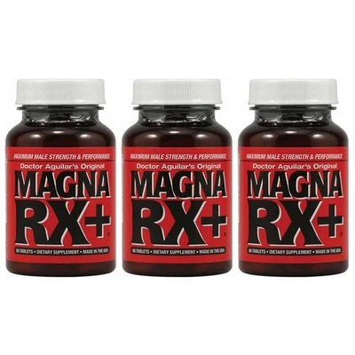 Magna RX+ Plus para Hombres, 180 Comprimidos - 3 Meses, Doctor Aguilar’s Original MagnaRX Foto 1 de 4