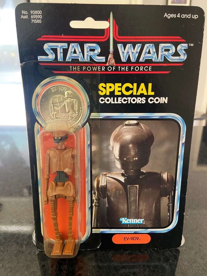 Vintage Star Wars TEEBO 1984 Kenner ROTJ 79A back cardback