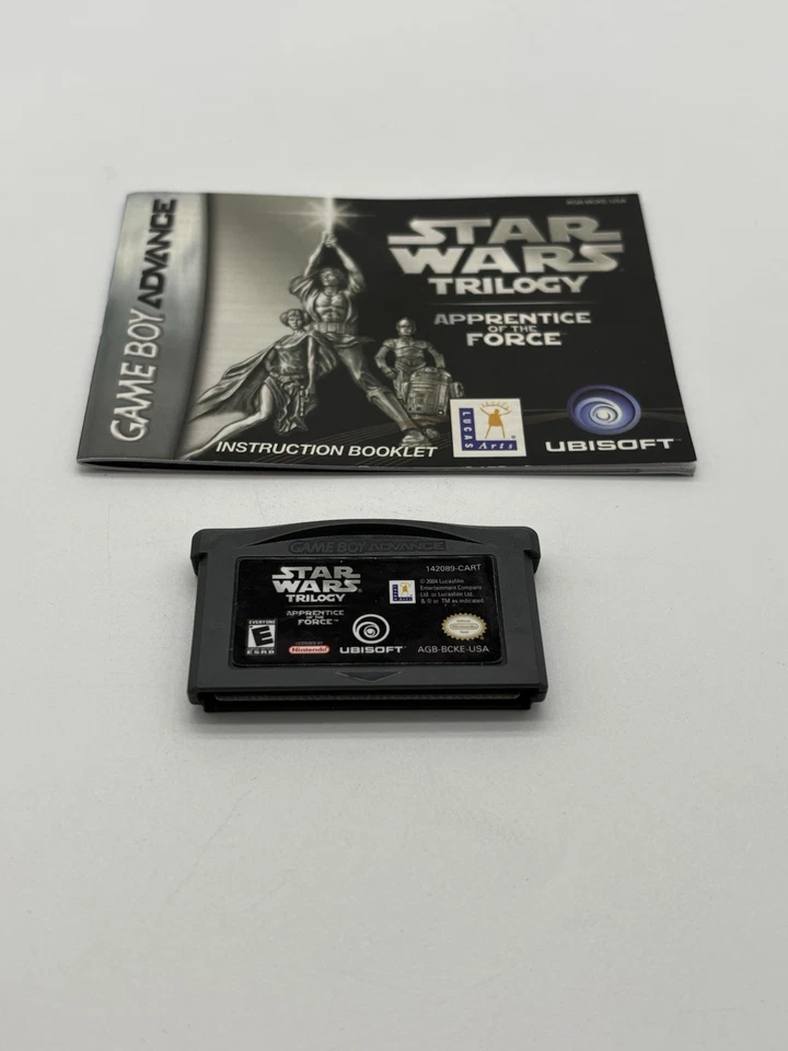 Game Boy Advance Star Wars Trilogy: Apprentice of the Force+manual. Tested - Image 1 of 1