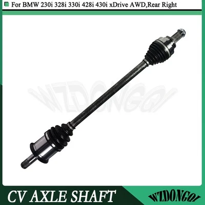 Conjunto de junta de eixo traseiro direito CV para BMW 328i GT 330i 428i 430i xDrive AWD - Imagem 1 de 4