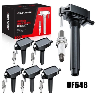 6 件点火线圈 + 铱火花塞 适用于 2014 - 2019 年 Ram ProMaster 2500 3.6L V6 — 第 1/4 张图片