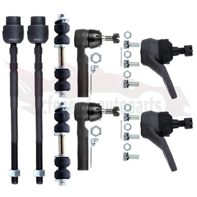8pcs Front Lower Ball Joints Steering Sway Bar Tie Rod For 85-1990 Buick Electra Foto 1 de 4