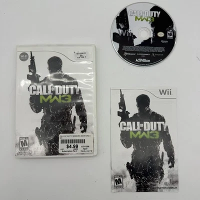 Call of Duty: Modern Warfare 3 MW3 (Nintendo Wii, 2011) - Image 1 of 3