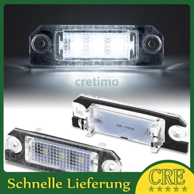 2x Led Kennzeichenbeleuchtung passend für VW Golf 5 , Passat CC +B6 , Polo 6N+9N - Bild 1 von 4