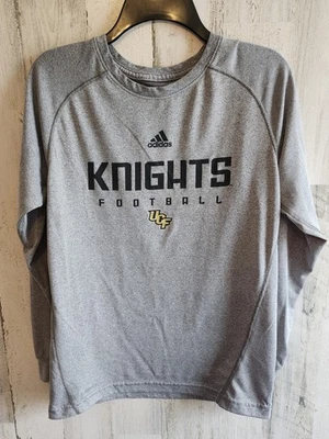 Adidas UCF Knights Football Long Sleeve Pullover Gray Size Large - Image 1 of 4