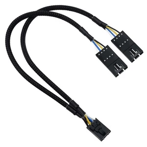 RGB Splitter for RGB HUB, Lighting Node Core and ICUE CORE XT 4 Pin Male2239 - Afbeelding 1 van 8