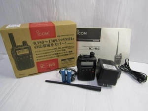 ICOM IC-R5 Wideband Handheld Receiver Scanner 0.150-1309.995MHz Japan With Box - Picture 1 of 9