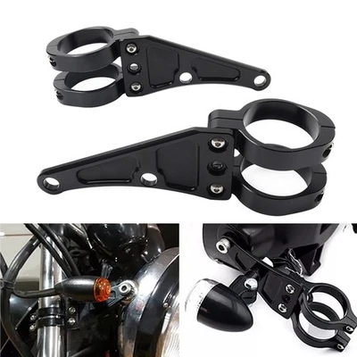 45MM Motorcycle Headlight Bracket Mount Clamp Fork Tube Holder For Harley - Image 1 of 4