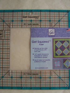 GET SQUARED 8.5" Ruler New June Tailor  - Picture 1 of 1