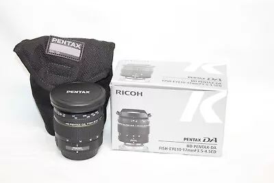  PENTAX HD PENTAX-DA FISH-EYE 10-17mm F3.5-4.5 ED Fisheye Zoom Lens APS-C - Image 1 of 4