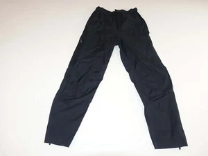 L.L. Bean Women's Hiking Wind Pants Size Small Black Elastic Waistband No Fly S - Picture 1 of 7