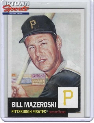 Topps MLB Living Set Card #650 - Bill Mazeroski - PR: 1878 - Image 1 of 2