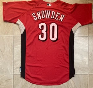 SHEA SNOWDEN sz44 Game Used Cincinnati Reds Minor Spring Jersey GCL Dayton #33 - Picture 1 of 7