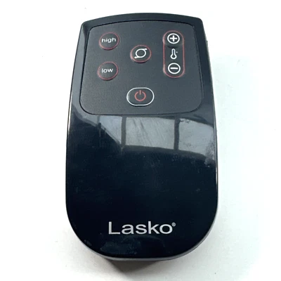 Lasko 6 Button Remote Control Genuine OEM Black - Tested - Image 1 of 4