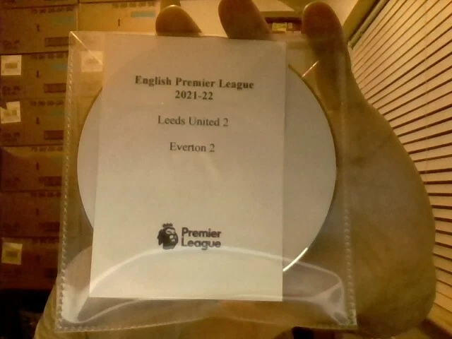 Leeds United vs Everton - EPL 2021-22 ( Match DVD ) - Image 1 of 1