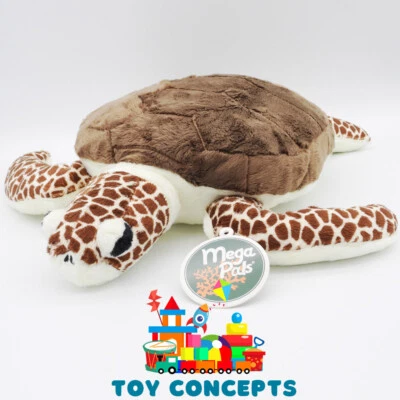 1 X LARGE MEGA PLUSH TURTLE BROWN 43CM teddy kids soft toy stuffed animal - image 1 of 3