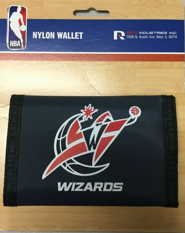 NBA Washington Wizards Retro Logo Printed Tri-Fold Nylon Wallet - Image 1 of 1