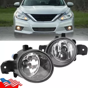 Front Bumper Fog Light Lamp Replacement For Nissan Altima 2016-2018 4 Door Sedan - Bild 1 von 15