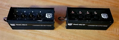 PRO CO PROCO DMX XLR 5-PIN over CAT BREAK OUT/IN BOX DOC-4U-I+O NICE 4 UNIVERSE - Image 1 of 4