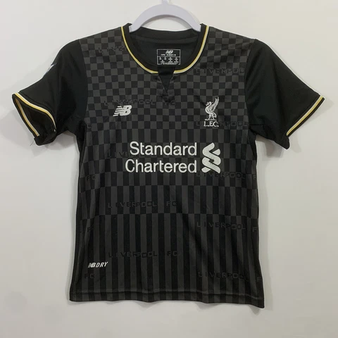 New Balance Liverpool FC Black Soccer Jersey Youth Medium Cover