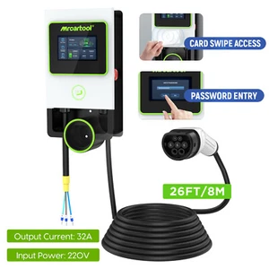 EV Ladegerät Elektroauto Typ 2 Ladekabel Heim Ladestation Elektroauto Charger  - Bild 1 von 20